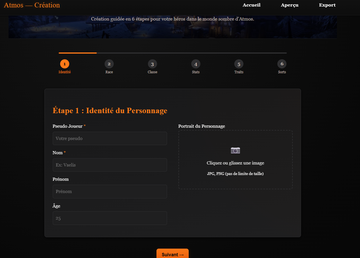 Générateur PDF / JDR IA
